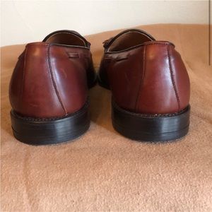 Allen Edmonds Grayson Tassel Loafer deep chili color size 14 B